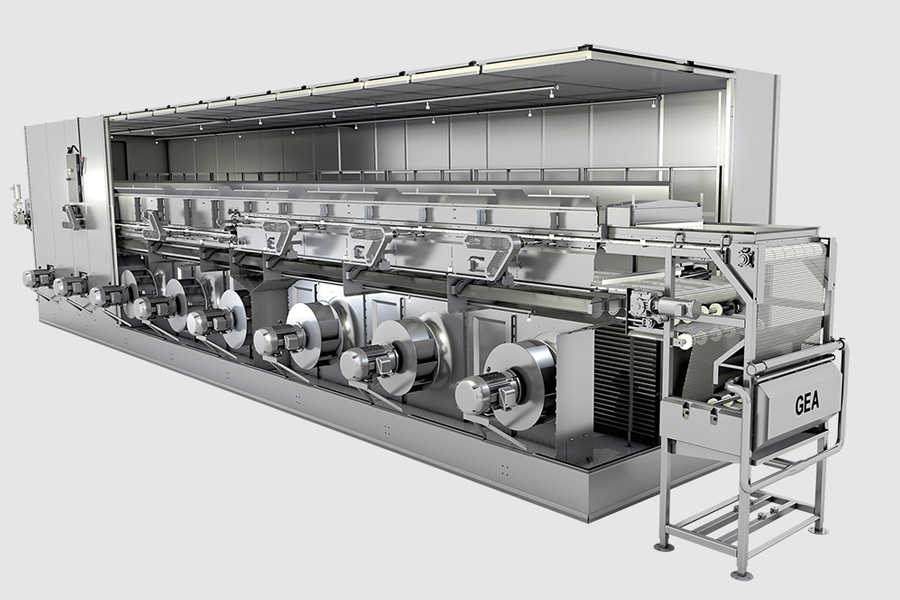 Tunnel freezers in food processing